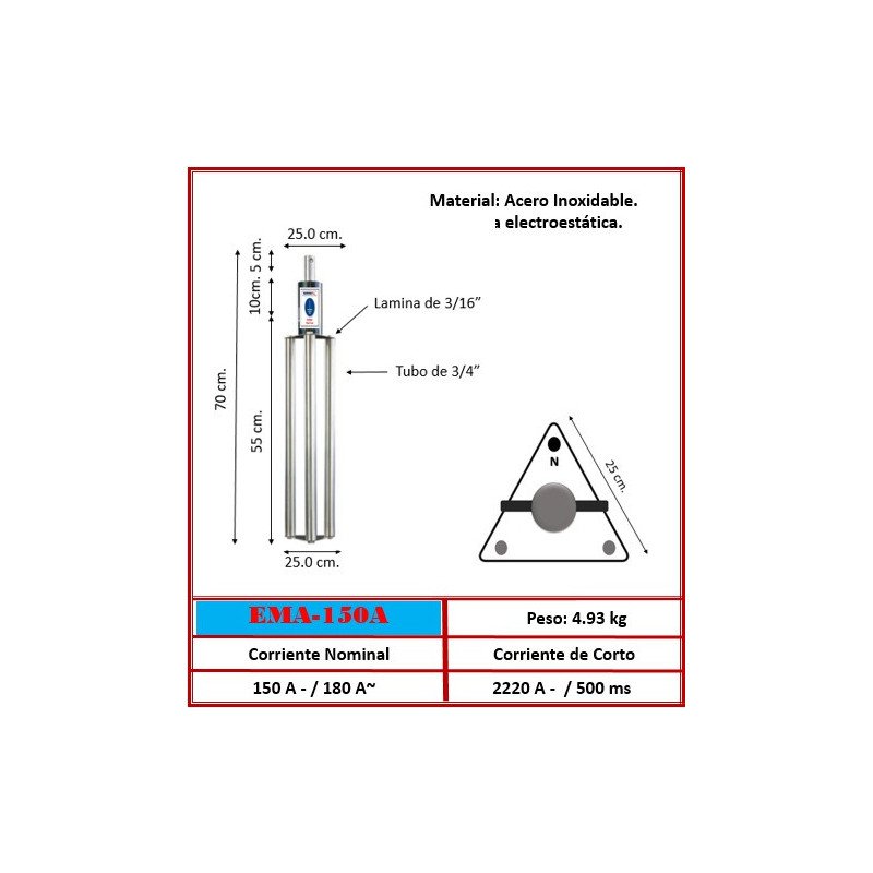 Electrodo Magneto Activo EMA-150A | Acero Inoxidable  180A