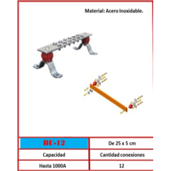 Barra de Unión BU-12 | Sistema Tierra 12 Puntos