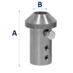 Acoples para Pararrayos de Acero Inoxidable | Serie APP-2